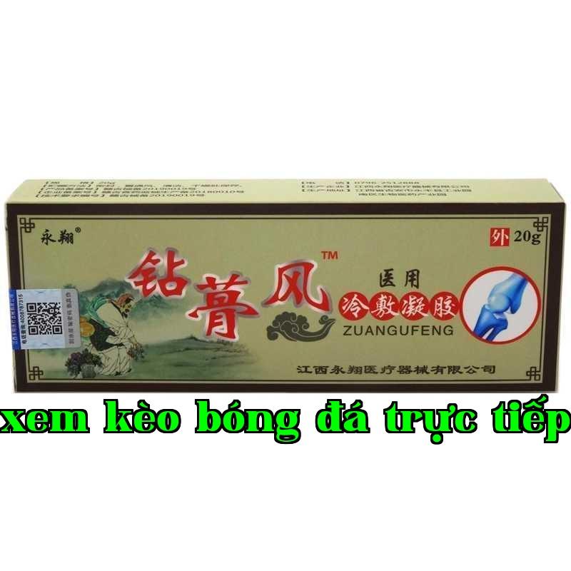 Gel đắp lạnh y tế Zhuangfeng 20g Công ty Y tế Jiangxi Yongxiang