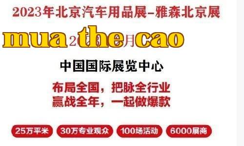 Triển lãm Sản phẩm Ô tô Bắc Kinh 2023 - Triển lãm Bắc Kinh Yasen 2023