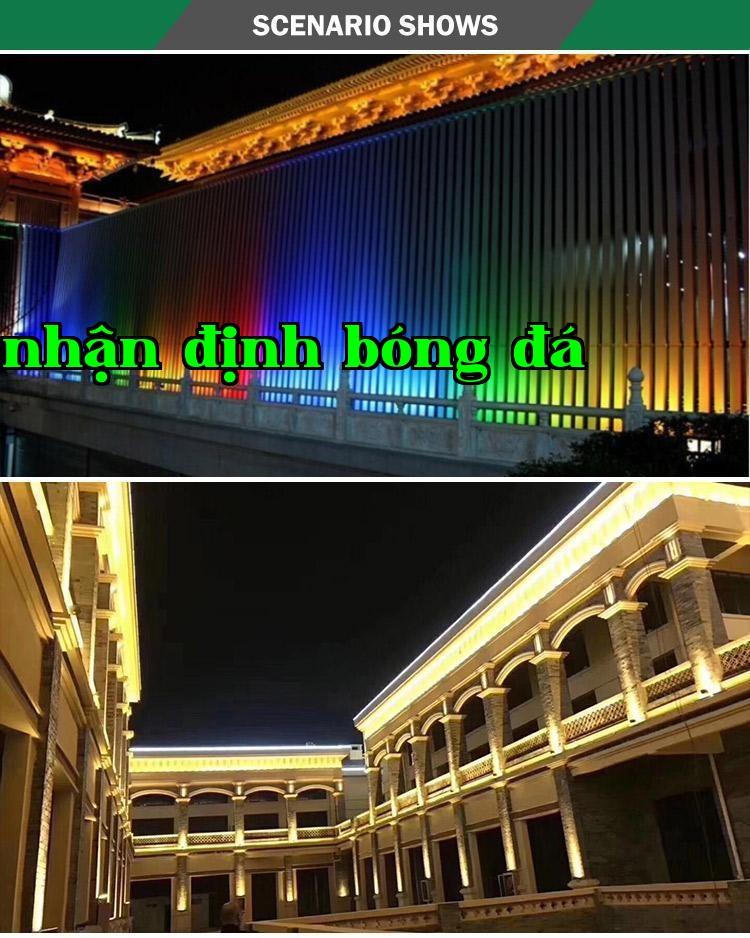 Nhiệm vụ cốt lõi của nhà sản xuất đèn rửa tường đầy màu sắc: Tạo hiệu ứng ánh sáng và bóng đổ