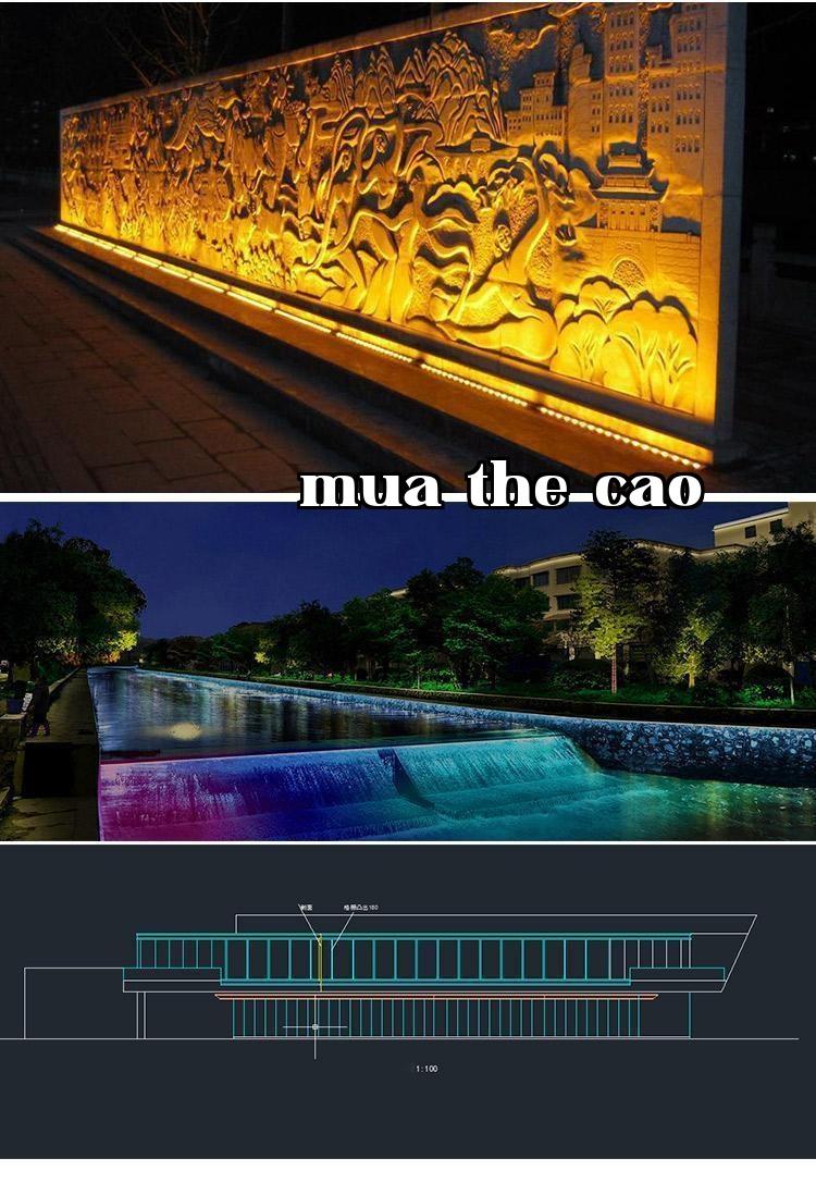 Nhiệm vụ cốt lõi của nhà sản xuất đèn rửa tường đầy màu sắc: Tạo hiệu ứng ánh sáng và bóng đổ